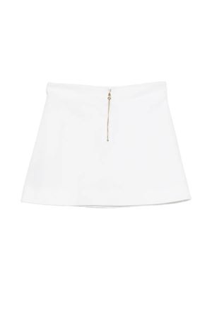 gonna bianca con bottoni BALMAIN PARIS KIDS | BY7A71J0371100